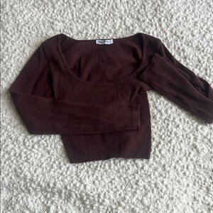 Zara Ribbed Women's Crop Top